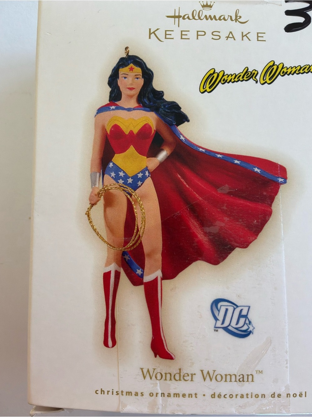 Wonder Woman Red & Blue Ornament